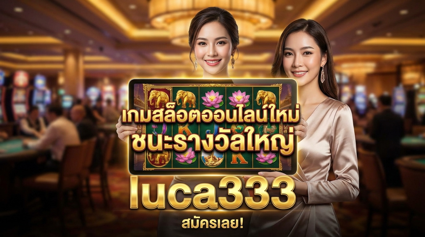 เล่นเกมสล็อตออนไลน์ที่ LUCA333 - สมัครง่าย โบนัสเพียบ